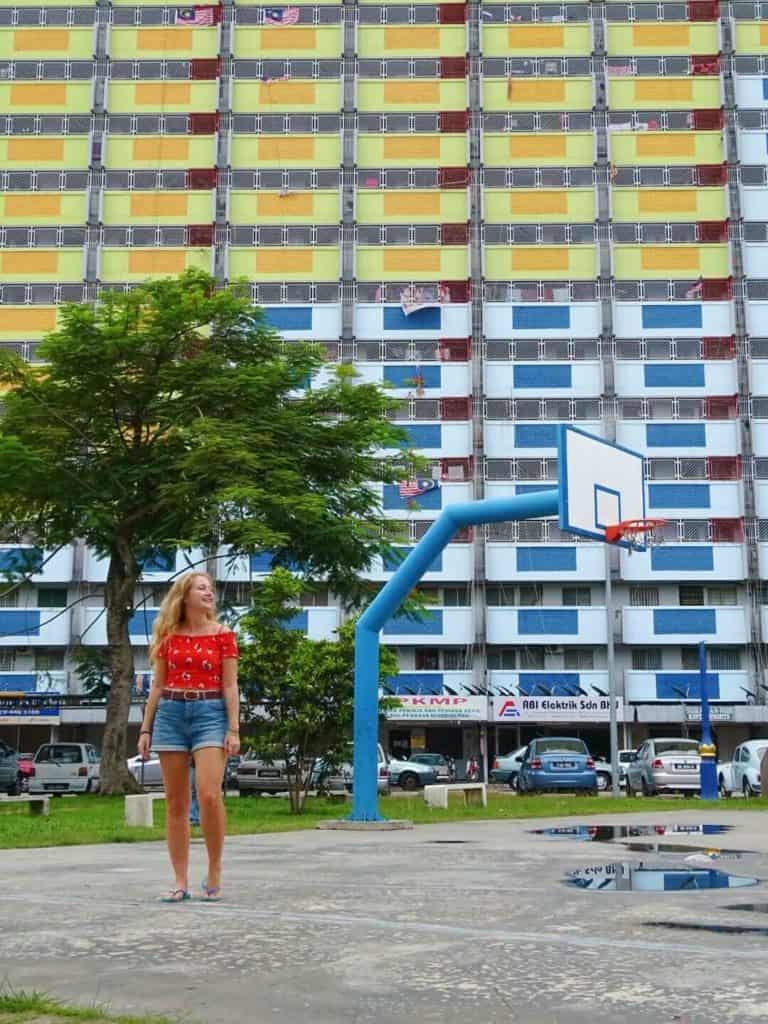 Cool basketball court