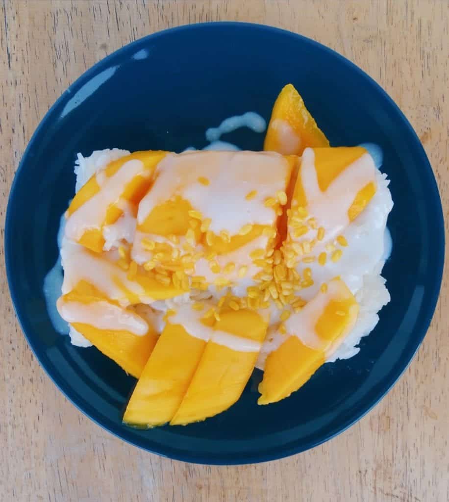 Mango sticky rice Chiang Mai Thailand