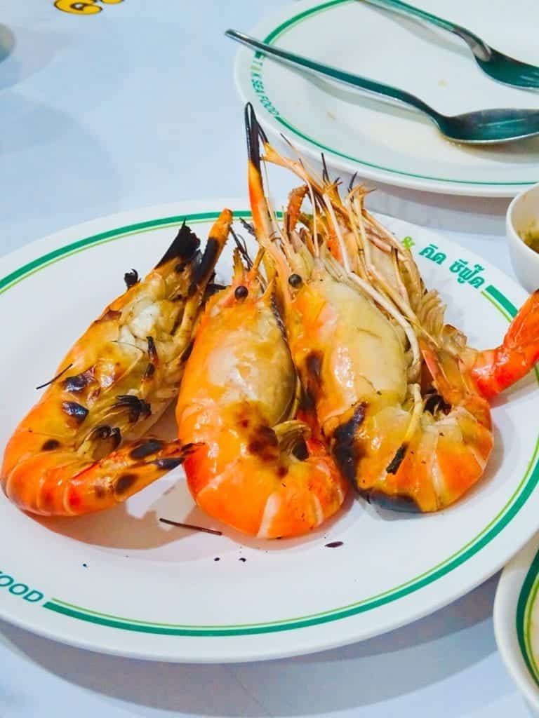 Giant prawns