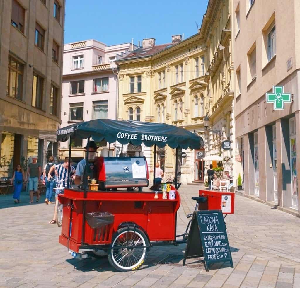 Coffee Brothers van is Bratislava Slovakia worth visiting