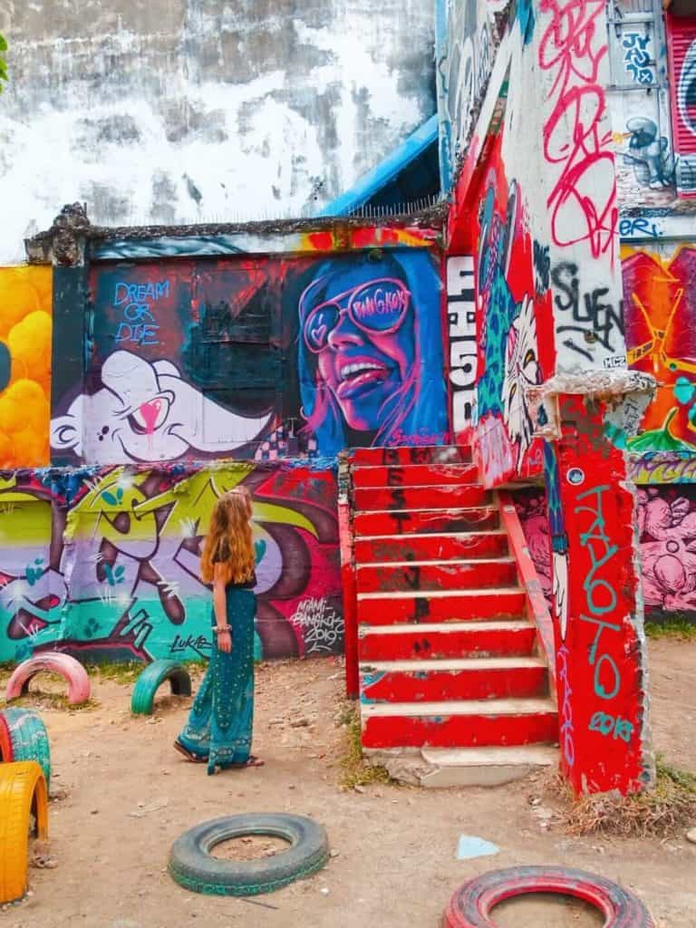 Vibrant street art in Bangkok itinerary