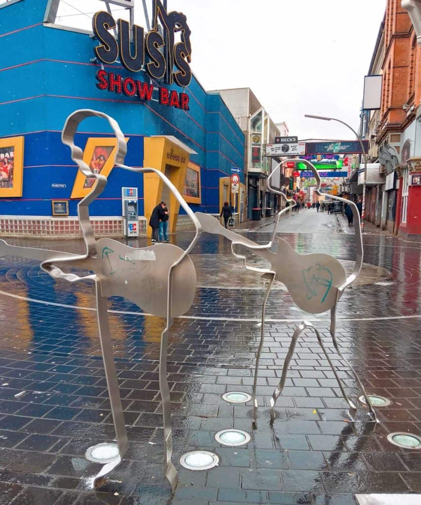 Beatles statues St Pauli Hamburg 