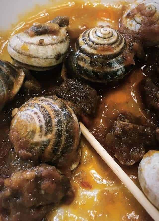 Snail tapas Barcelona