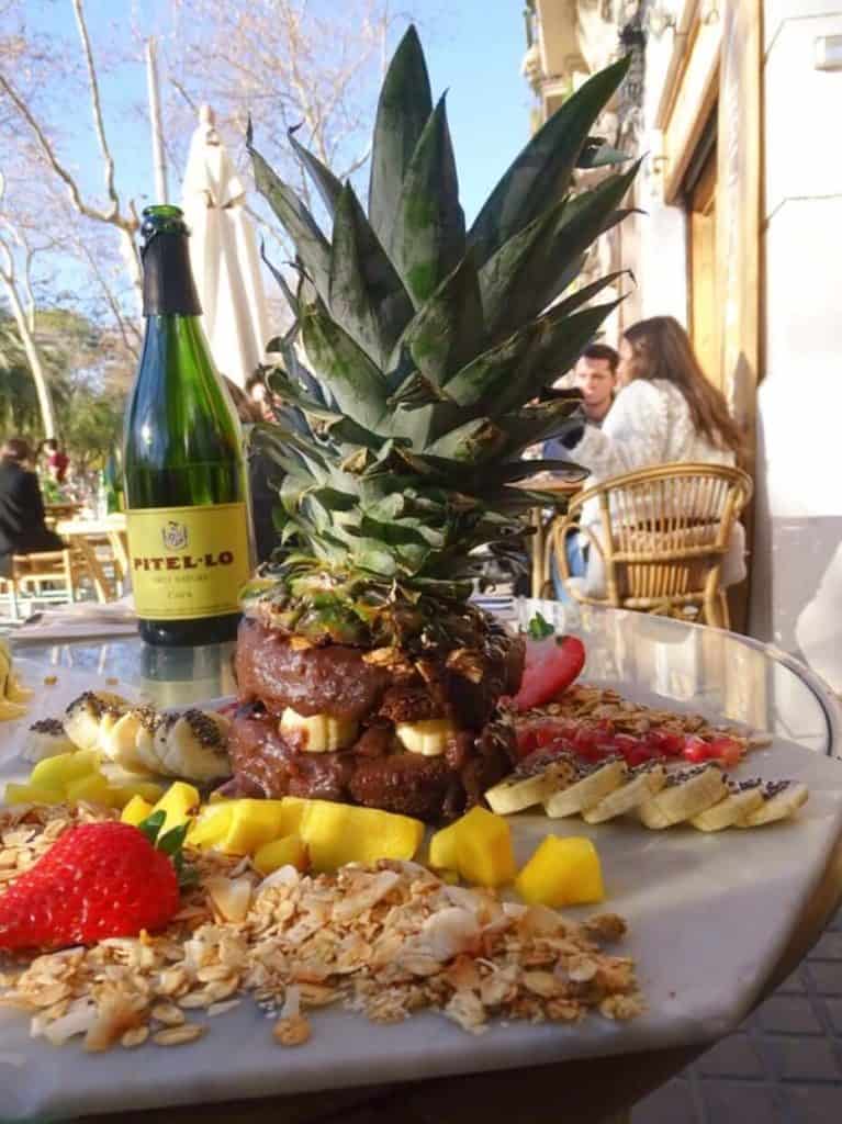 Chocolate pancakes at Brunch & Cake