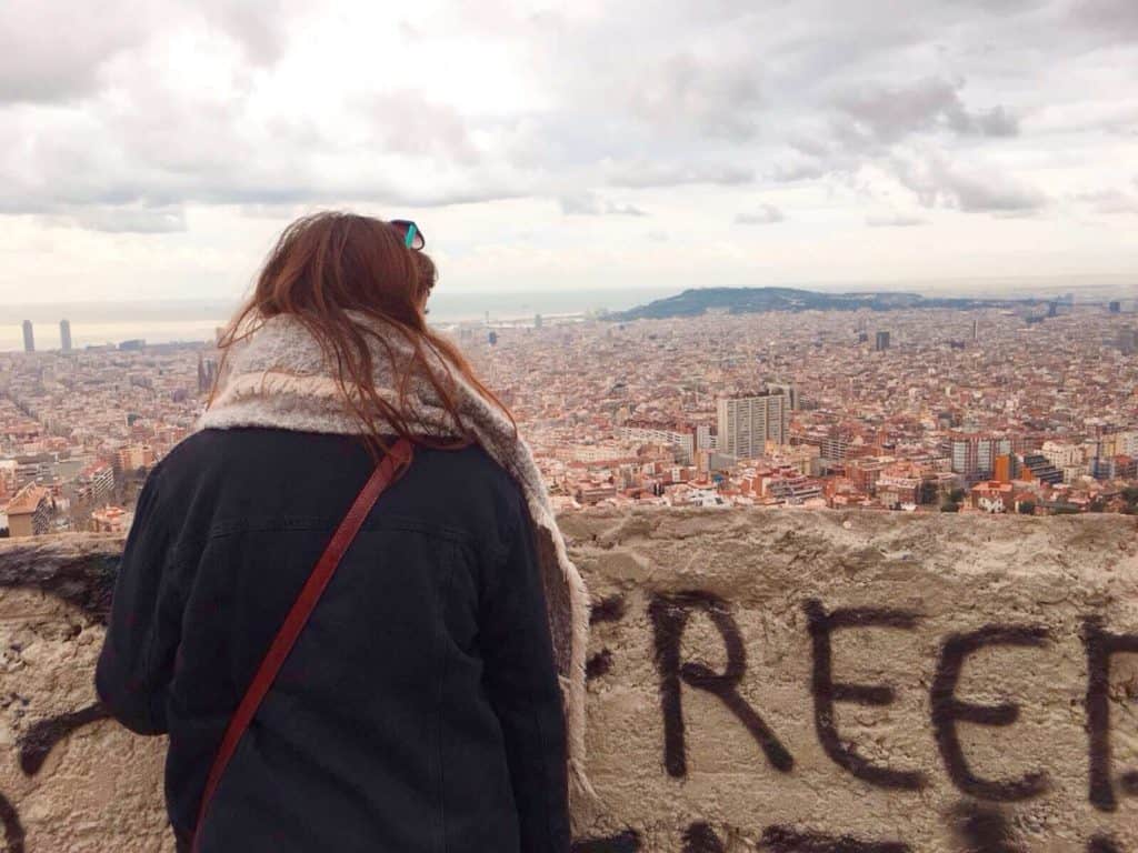 View from Bunkers del Carmen Barcelona 