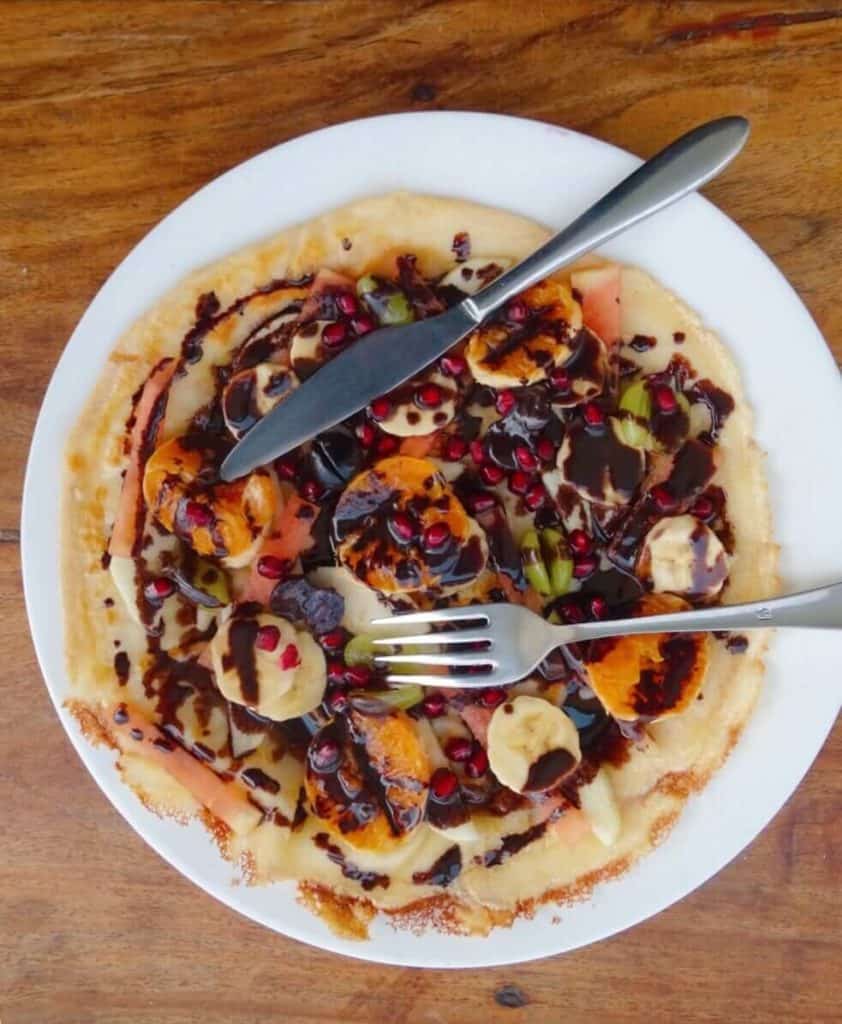 Pancakes at IlliteratI cafe Mcleod Ganj