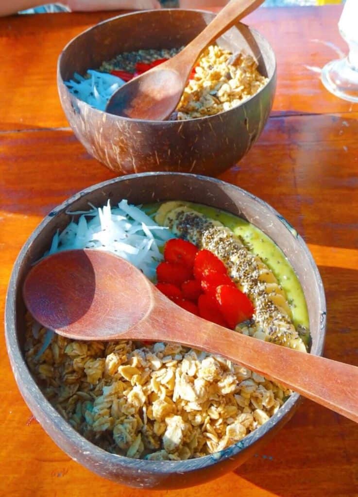 Smoothie bowl at Penida Espresso 