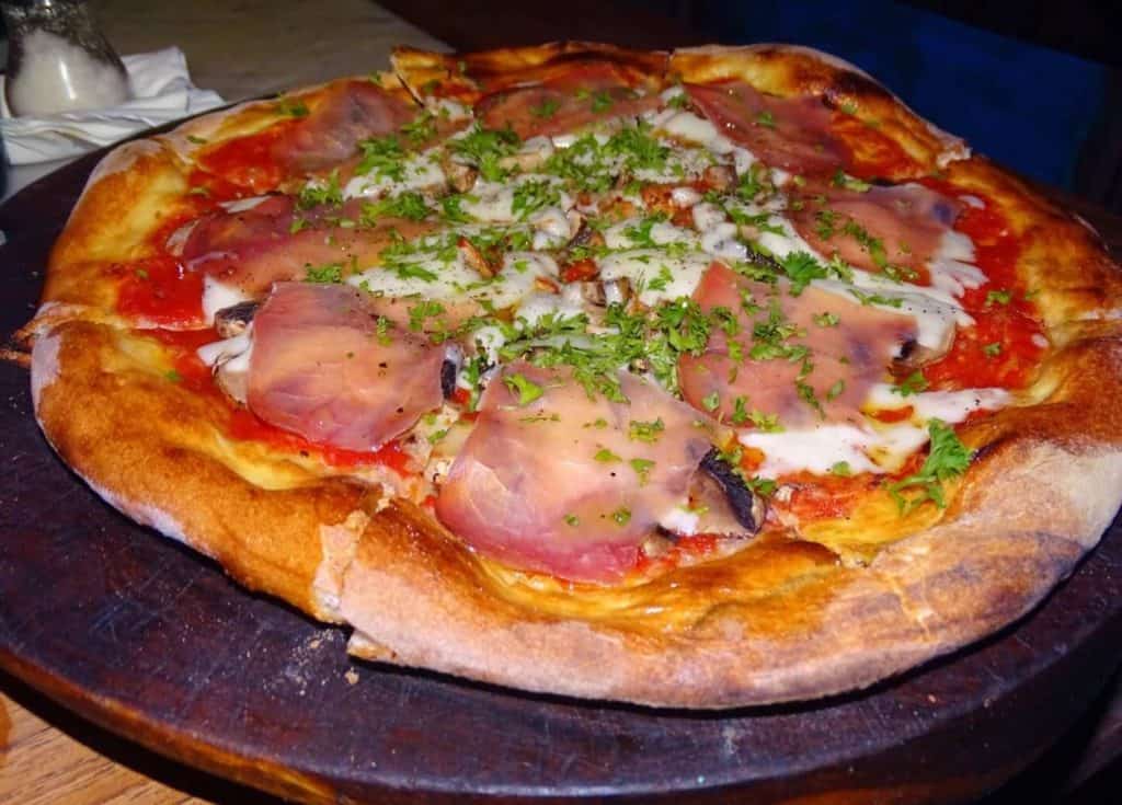 Pizza at La Baracca Italian 