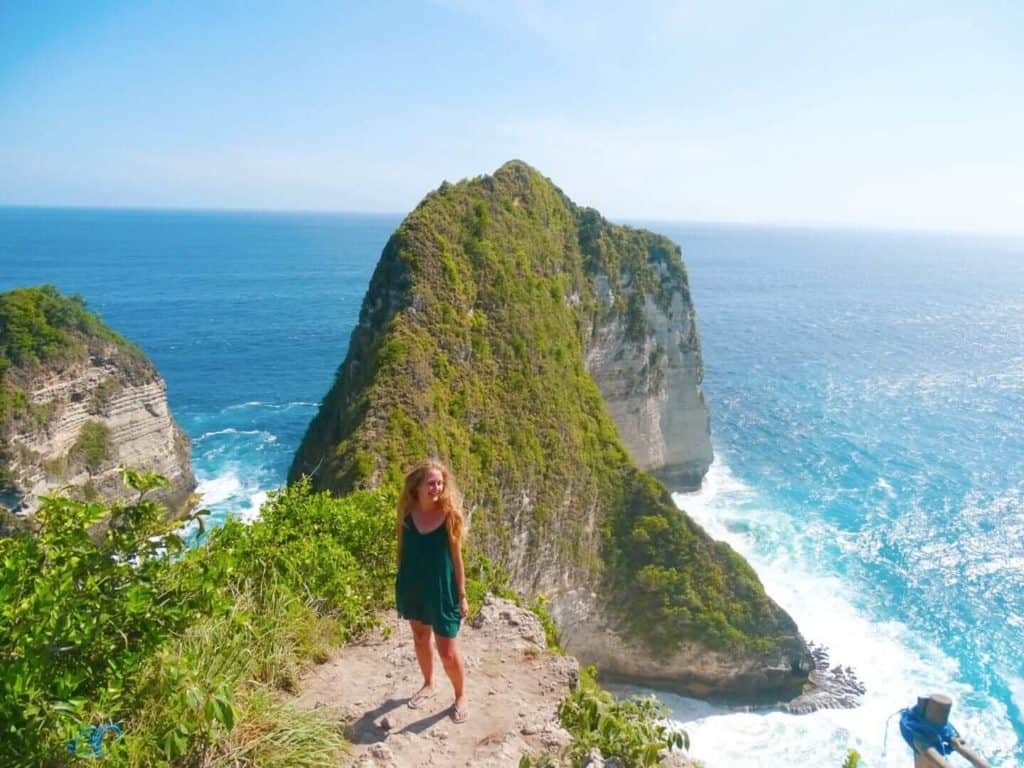 Cliff viewpoint Kelingking Beach 