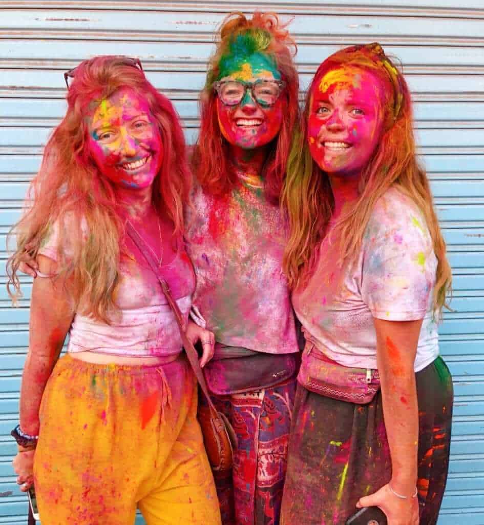 Holi India travelling alone women