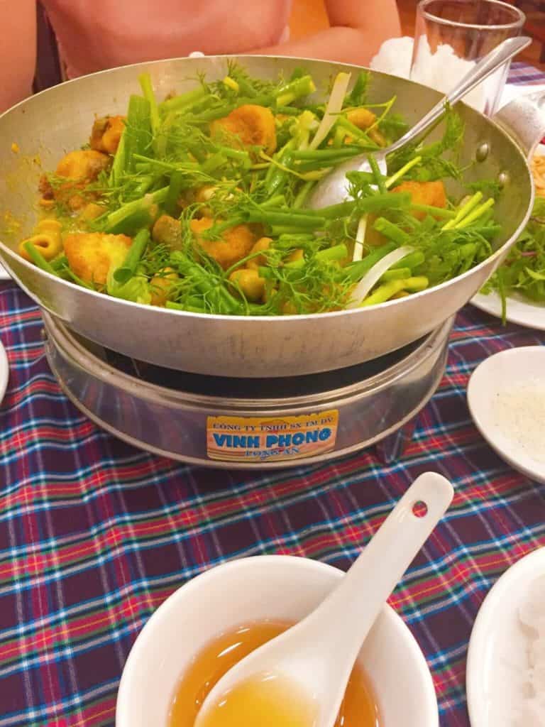 Fried fish Vietnamese food