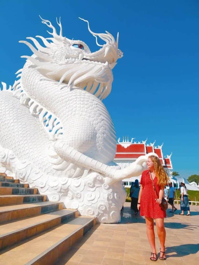Giant dragon Wat Huay Pla Kang