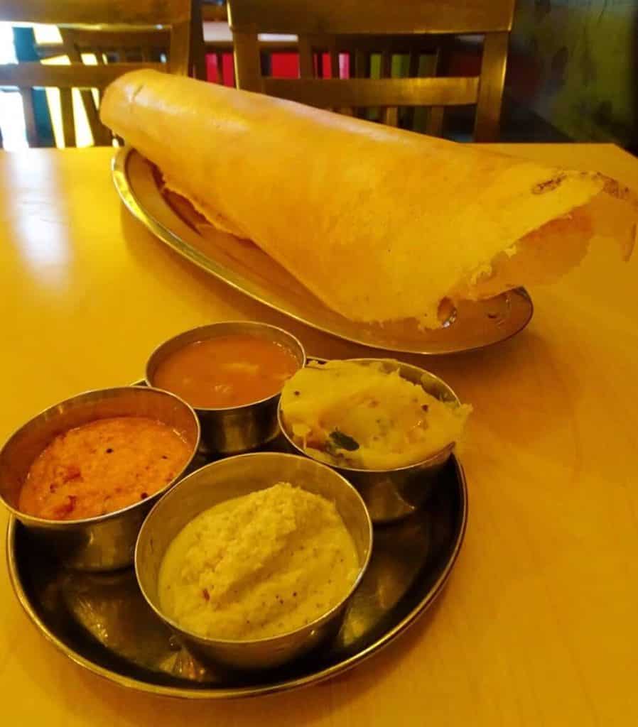 Masala dosa Little India George Town Penang