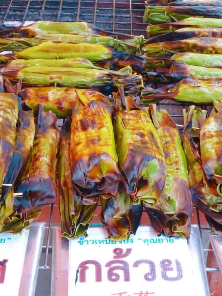 Sticky leaf banana rice 