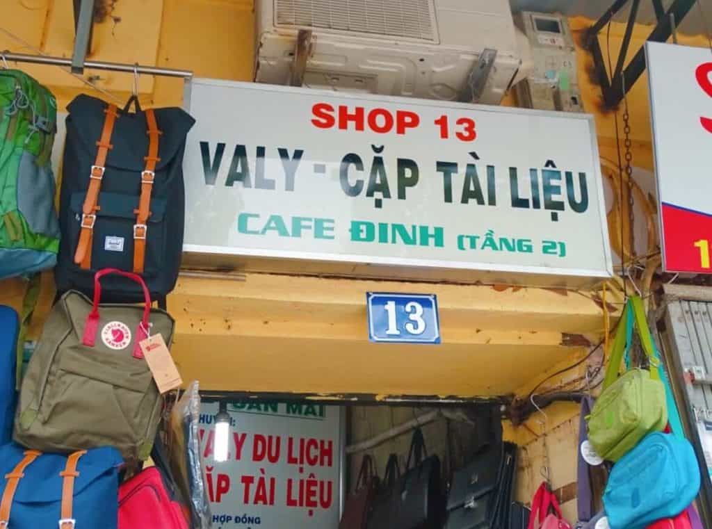 Outside of Cafe Dinh 