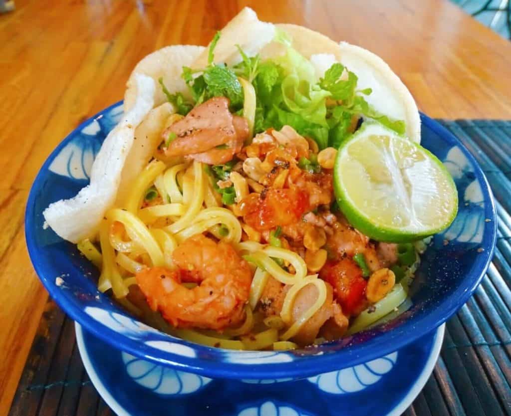 Mi Quang noodles Hoi An food