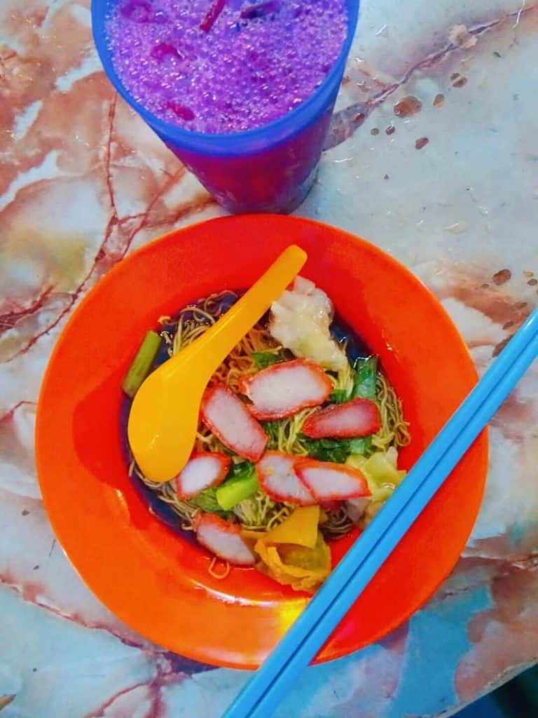 Wan tan mee George Town Penang street food