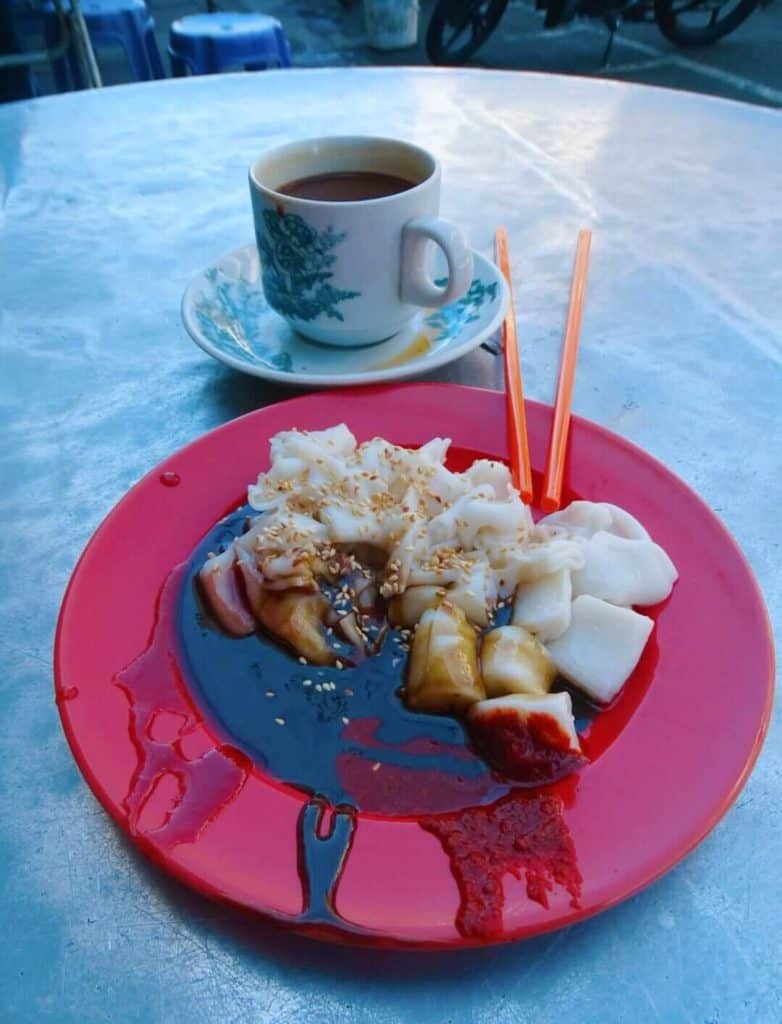 Chee cheong fun best food George Town Penang