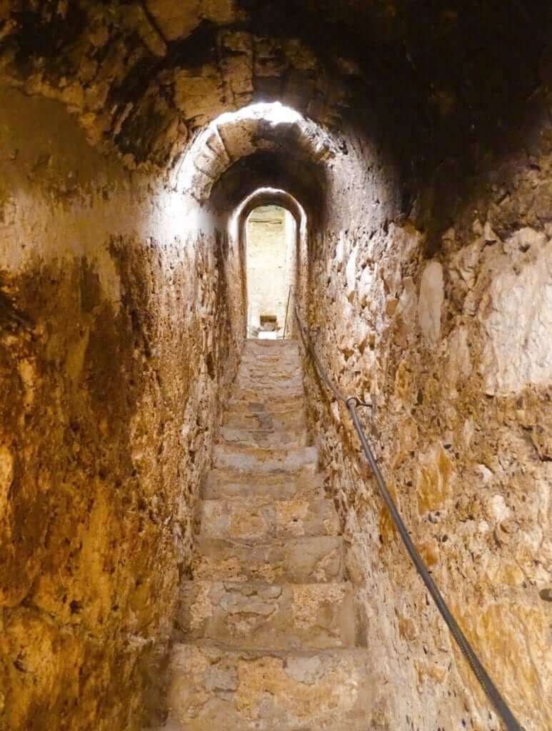 Secret stairway Dracula's Castle 