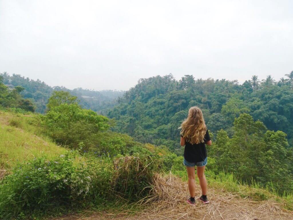 Solo female traveller in bali