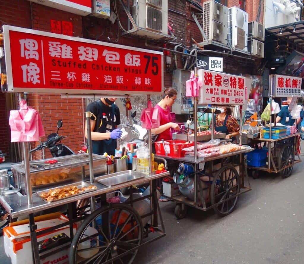 Taipei Taiwan budget street food