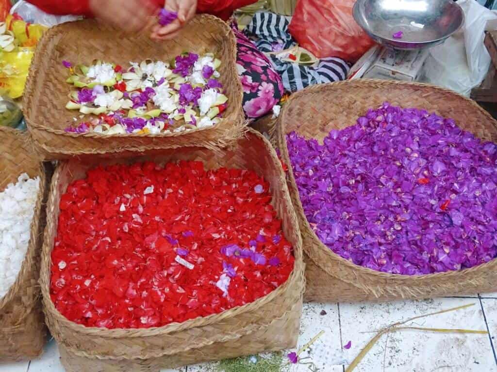 Market stalls 3 days in Ubud itinerary