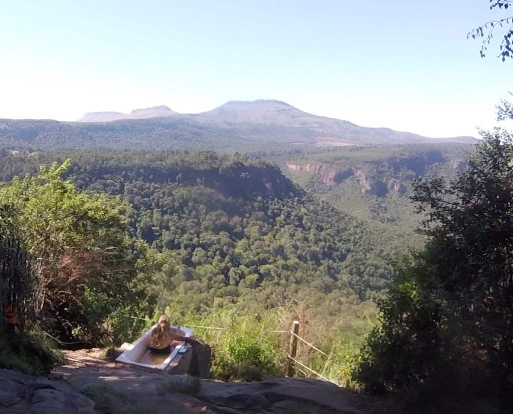 Taking a photo solo in South Africa