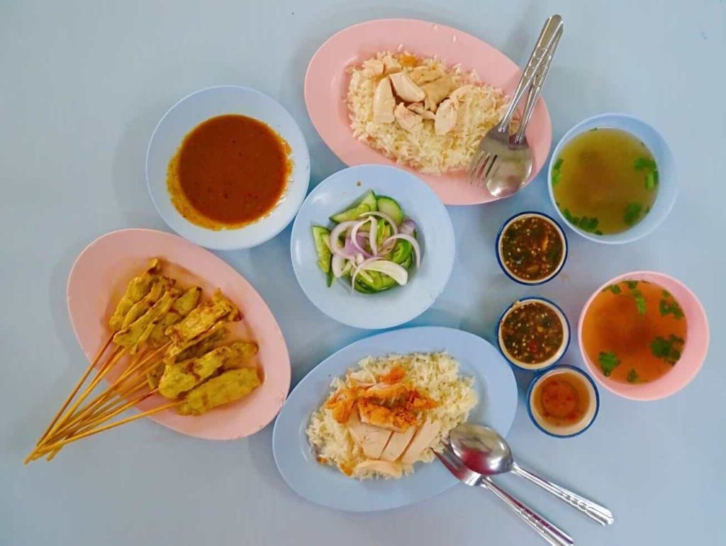 Hainanese chicken at Kiet O Cha 