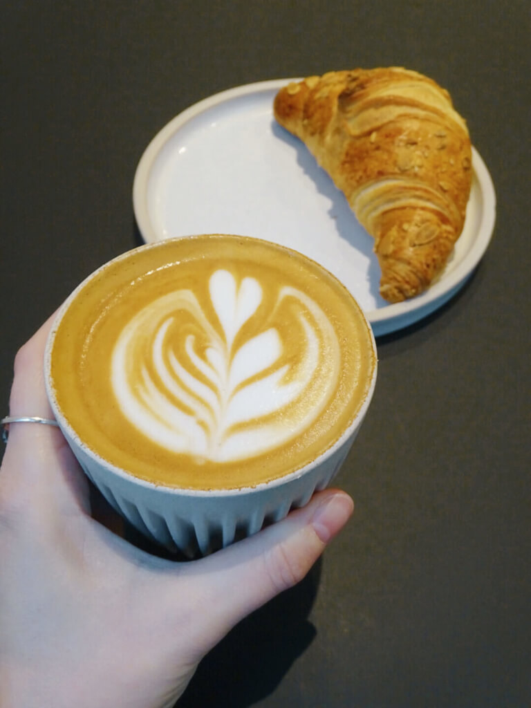 Coffee and croissant coffee smith cafe oxford