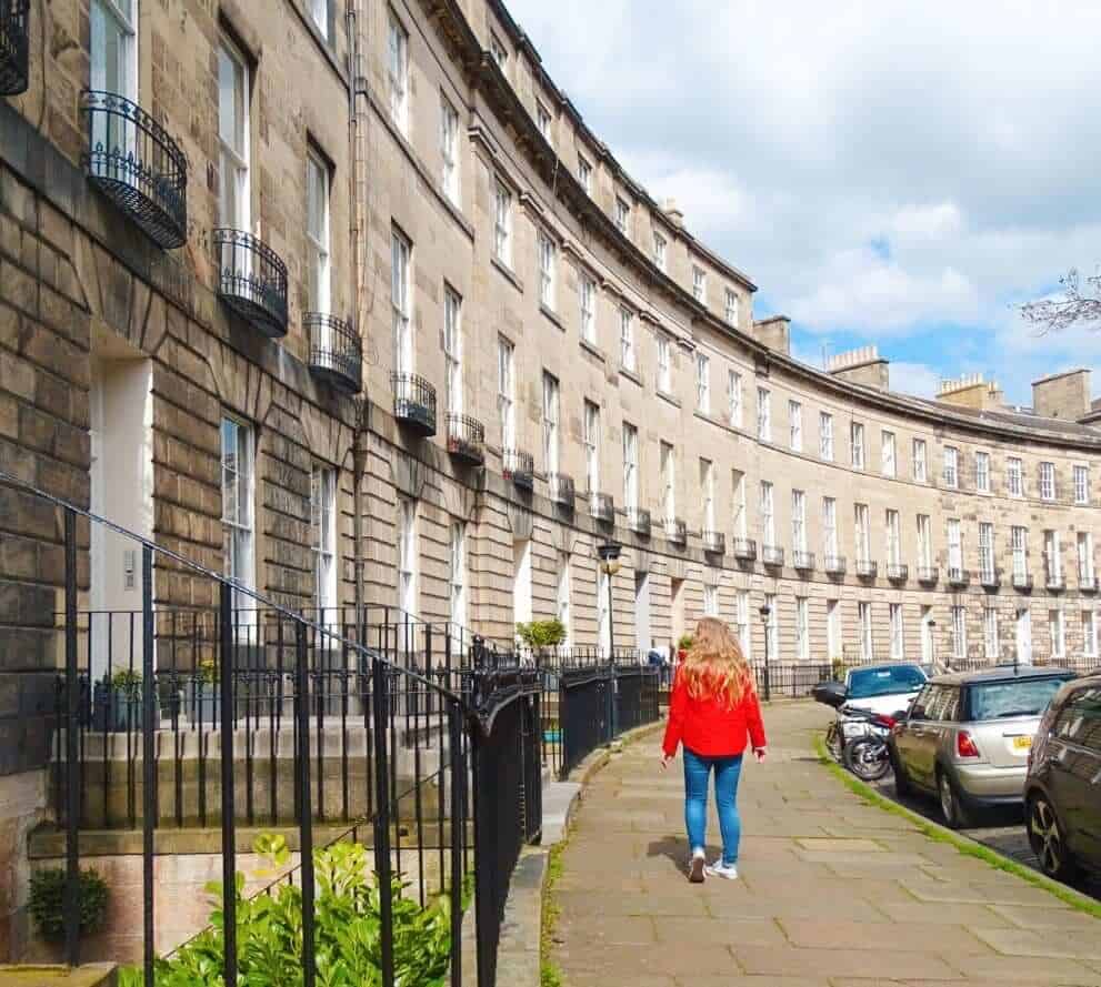 Girl walking the Royal Circus