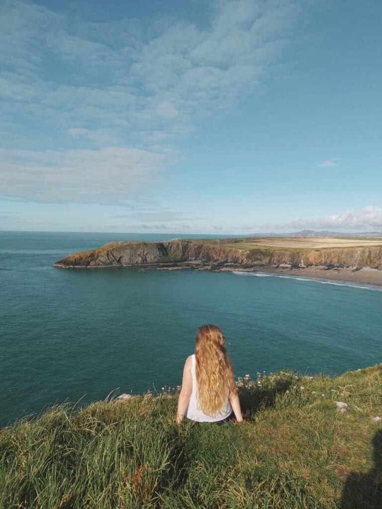 Blue lagoon Pembrokeshire 