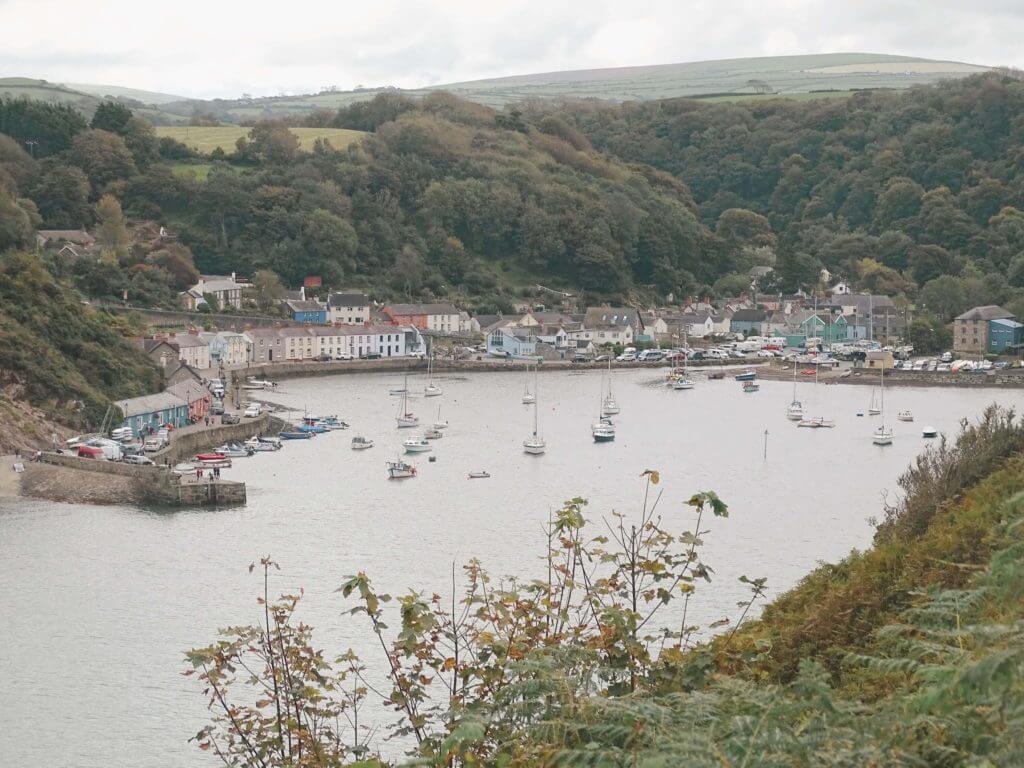 Fishguard harbour Wales road trip
