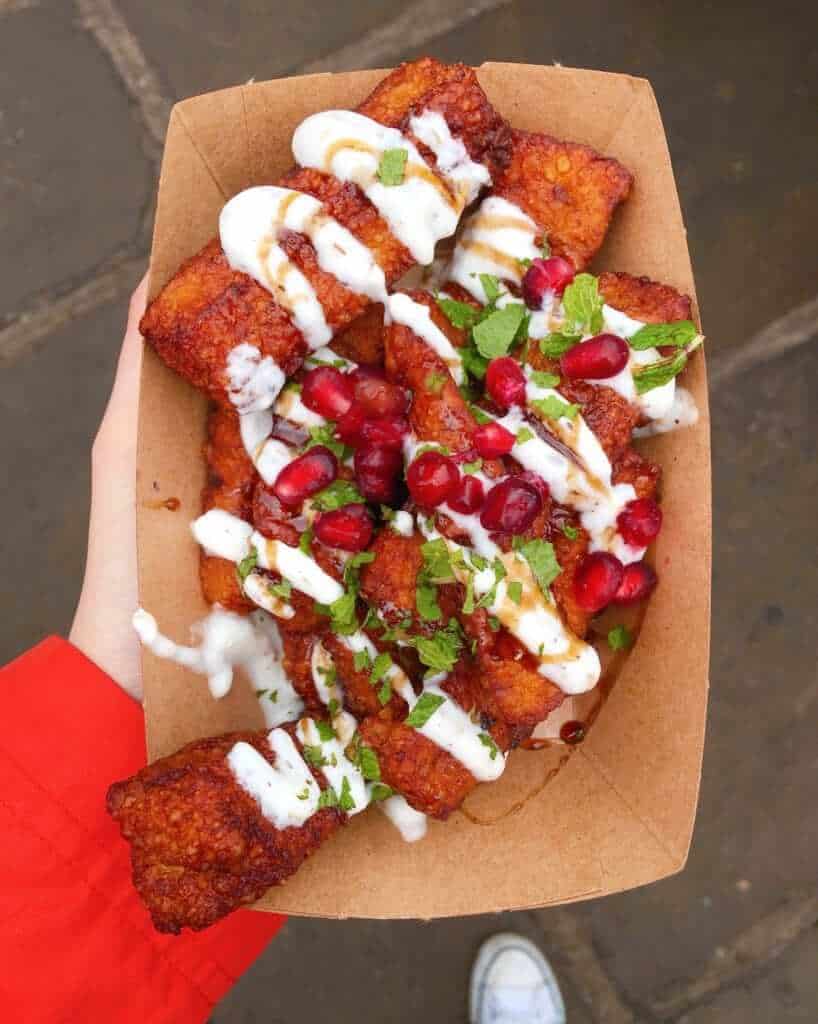 Halloumi fries kerb market