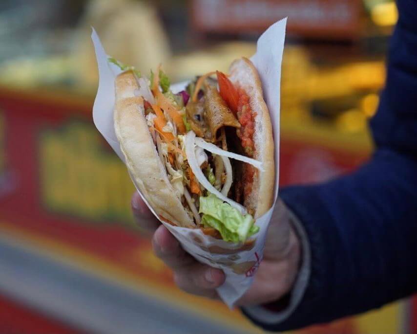 Doner kebab popular german food