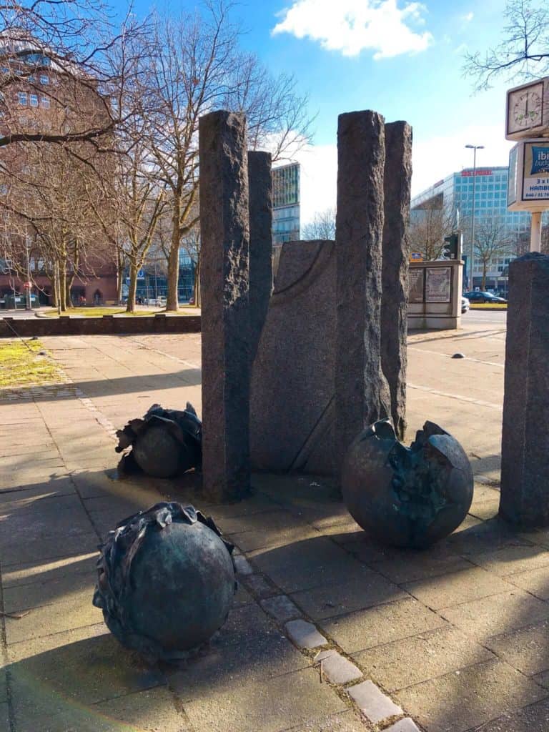 War memorial Hamburg itinerary