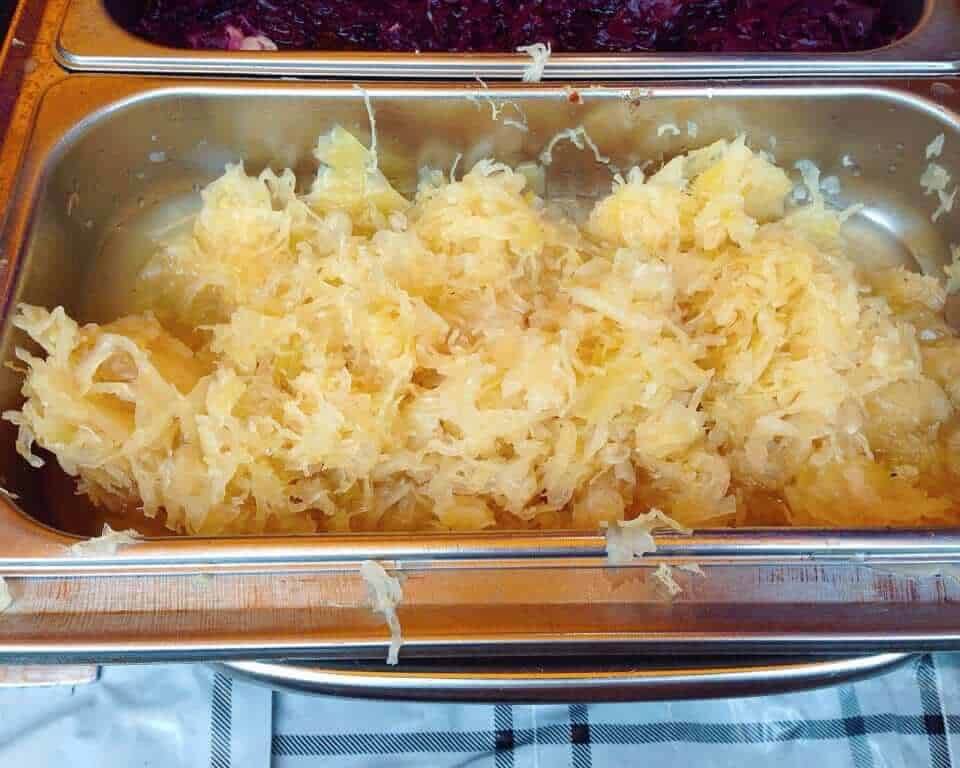 Sauerkraut cabbage traditional German food