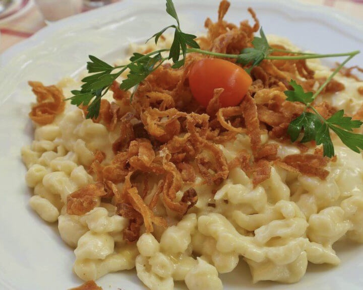 Spatzle traditional German food
