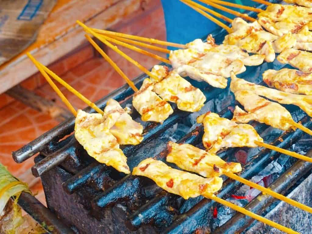 Grilled chicken Chiang Mai food