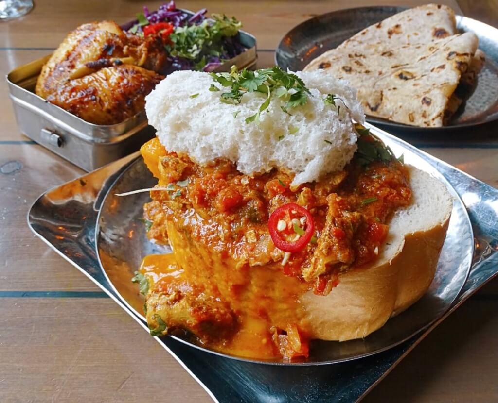 Bunny chow Mowgli restaurant