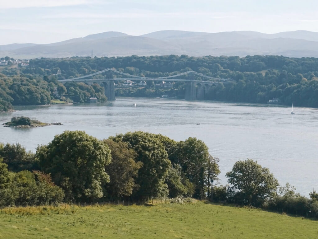 Menai Suspension Bridge Viewpoint what to do anglesey