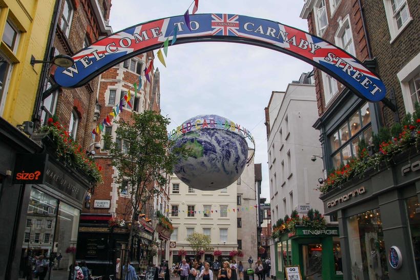 Carnaby Street popular street in london