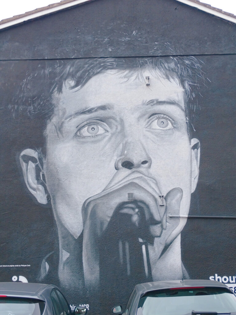 ian curtis mural