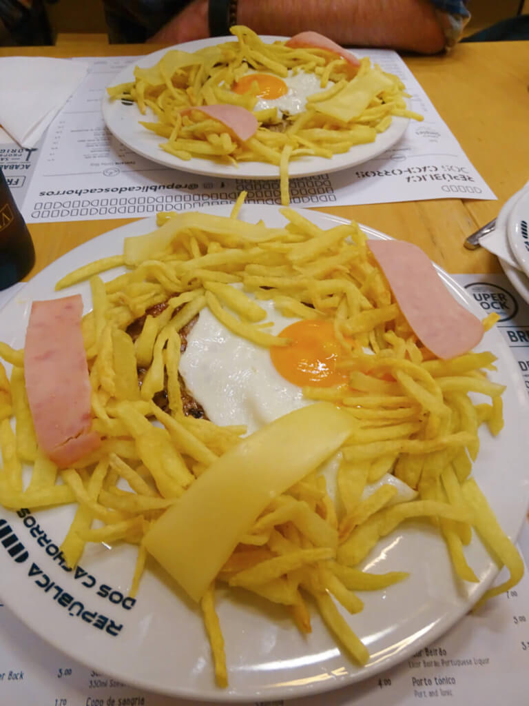 Prego em prato typical porto dish