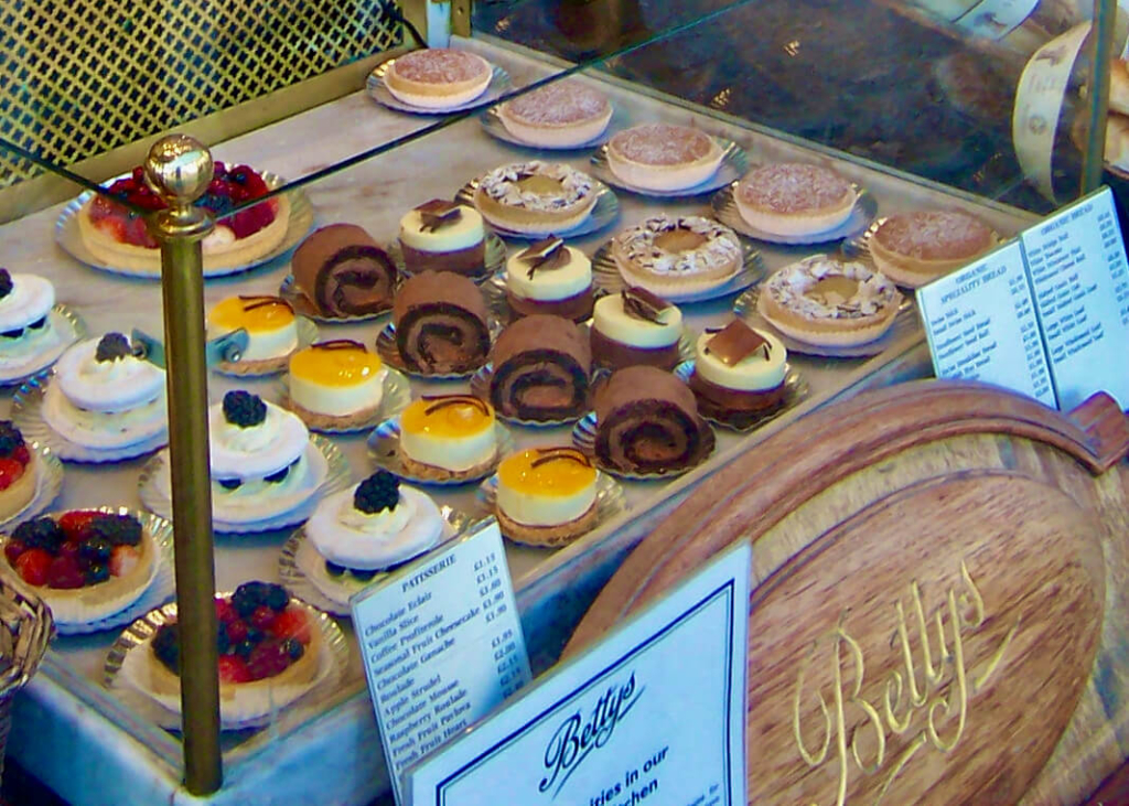 Betty's tearoom Harrogate manchester day trip