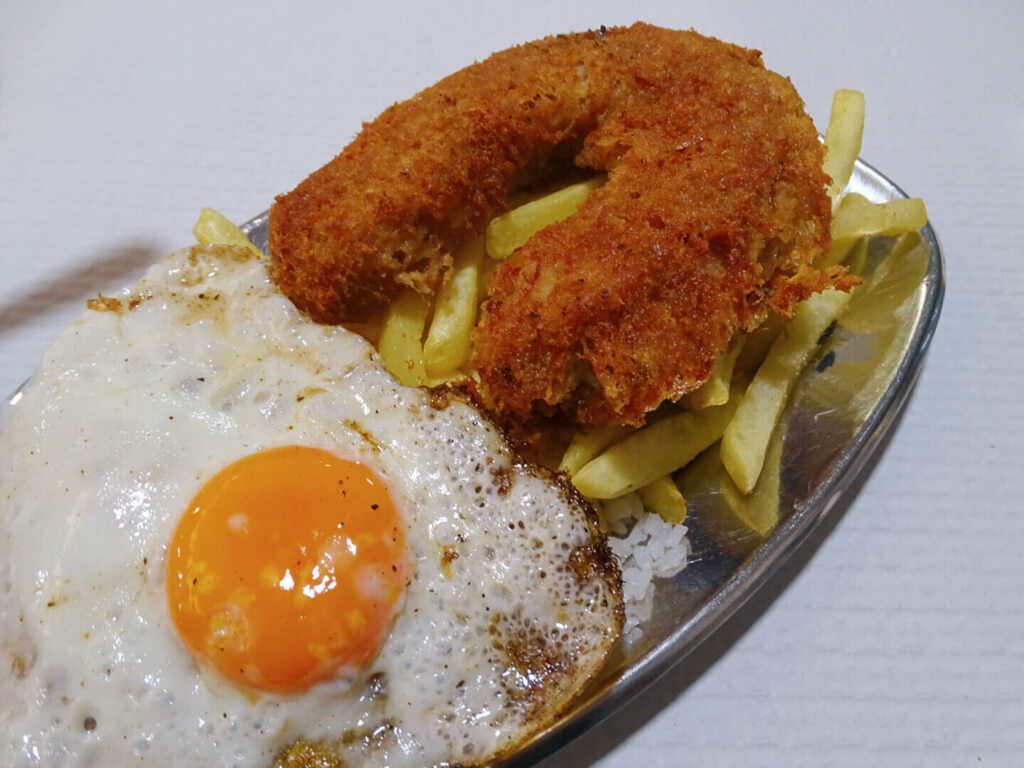 alheira porto sausage dish