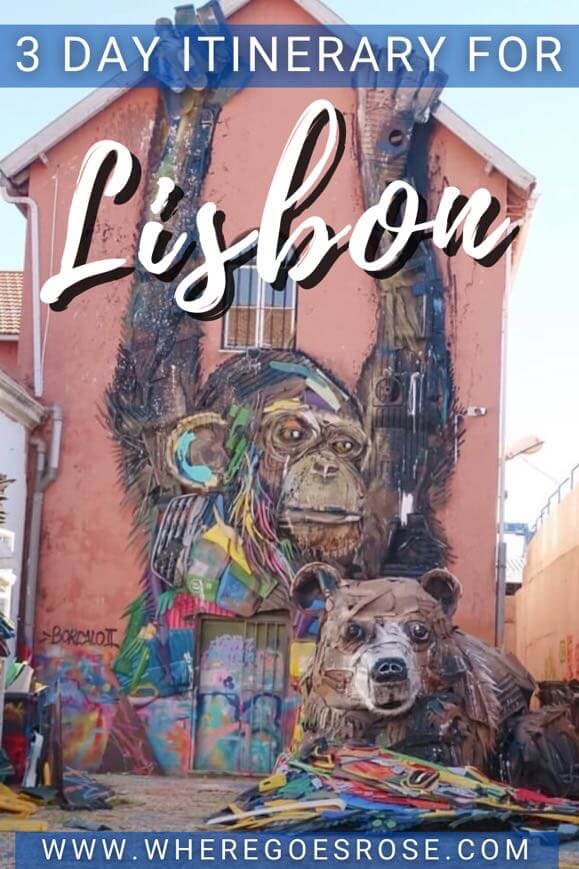 3 day itinerary lisbon