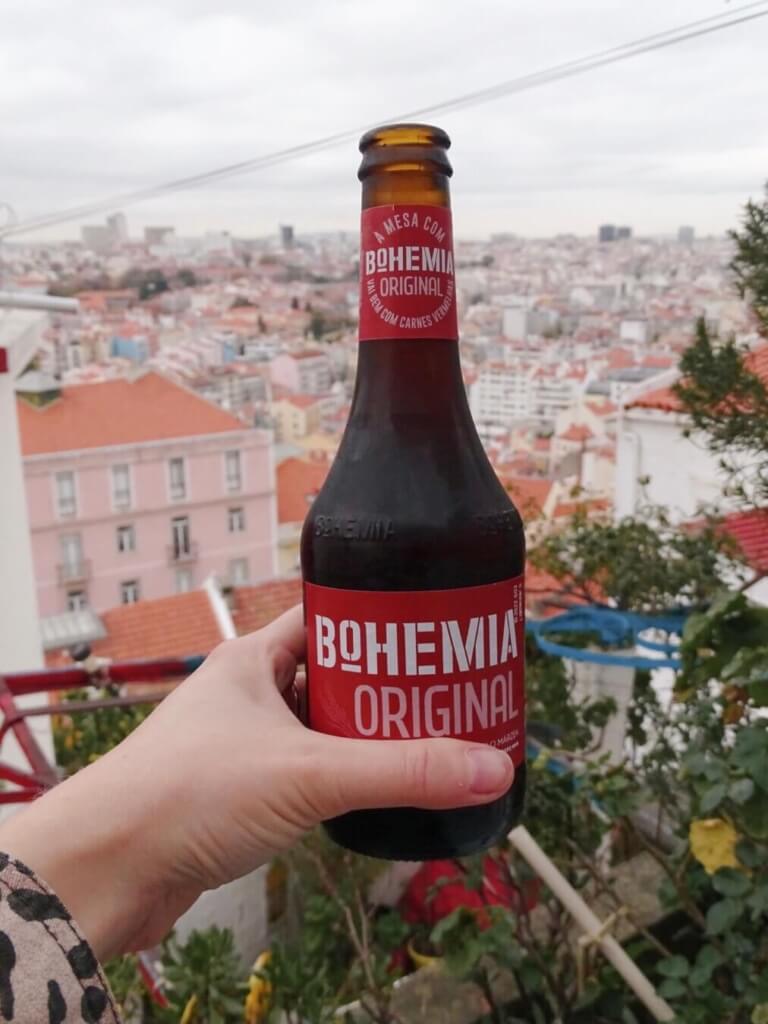 sunset at mirador lisbon 