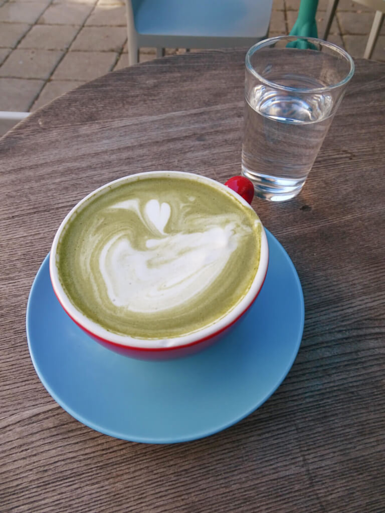 Inn the yard matcha latte