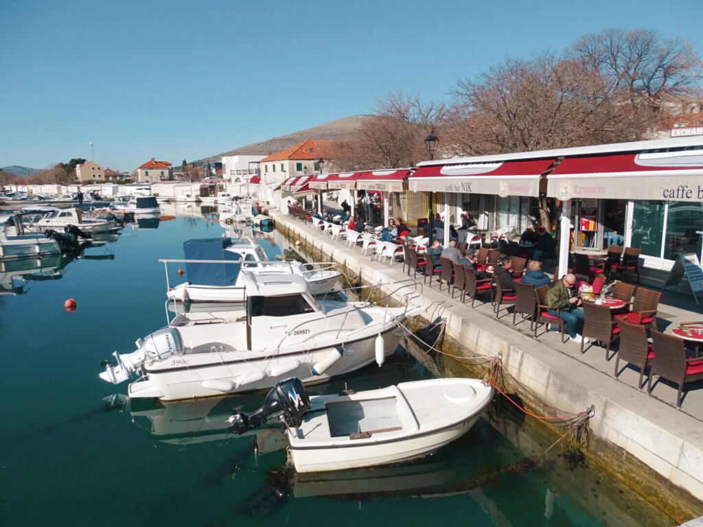 cafes in trogir what to do