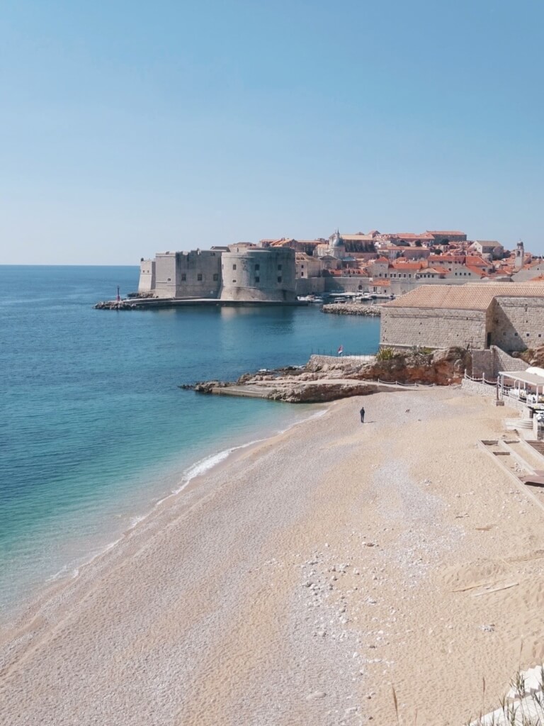 Banje Beach best places dubrovnik